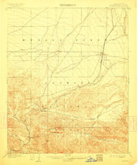 Hesperia California Historical topographic map, 1:62500 scale, 15 X 15 Minute, Year 1902
