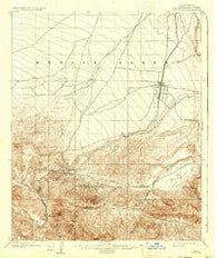 Hesperia California Historical topographic map, 1:62500 scale, 15 X 15 Minute, Year 1902