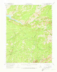 Hetch Hetchy Reservoir California Historical topographic map, 1:62500 scale, 15 X 15 Minute, Year 1956