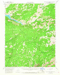 Hetch Hetchy Reservoir California Historical topographic map, 1:62500 scale, 15 X 15 Minute, Year 1956