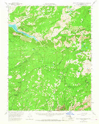 Hetch Hetchy Reservoir California Historical topographic map, 1:62500 scale, 15 X 15 Minute, Year 1956