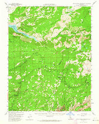 Hetch Hetchy Reservoir California Historical topographic map, 1:62500 scale, 15 X 15 Minute, Year 1956