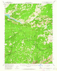 Hetch Hetchy Reservoir California Historical topographic map, 1:62500 scale, 15 X 15 Minute, Year 1956