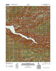 Hetch Hetchy Reservoir California Historical topographic map, 1:24000 scale, 7.5 X 7.5 Minute, Year 2012