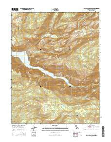 Hetch Hetchy Reservoir California Current topographic map, 1:24000 scale, 7.5 X 7.5 Minute, Year 2015