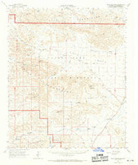 Hexie Mountains California Historical topographic map, 1:62500 scale, 15 X 15 Minute, Year 1963