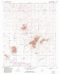 Hi Vista California Historical topographic map, 1:24000 scale, 7.5 X 7.5 Minute, Year 1957
