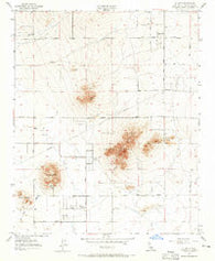 Hi Vista California Historical topographic map, 1:24000 scale, 7.5 X 7.5 Minute, Year 1957