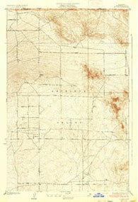 Hi Vista California Historical topographic map, 1:24000 scale, 7.5 X 7.5 Minute, Year 1935