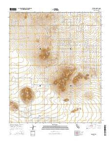 Hi Vista California Current topographic map, 1:24000 scale, 7.5 X 7.5 Minute, Year 2015