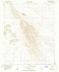 Hidalgo Mtn. California Historical topographic map, 1:24000 scale, 7.5 X 7.5 Minute, Year 1954