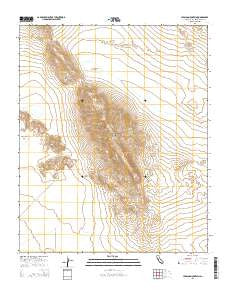 Hidalgo Mountain California Current topographic map, 1:24000 scale, 7.5 X 7.5 Minute, Year 2015