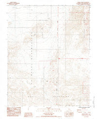 Hidden Spring California Historical topographic map, 1:24000 scale, 7.5 X 7.5 Minute, Year 1984