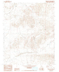 Hidden Valley West California Historical topographic map, 1:24000 scale, 7.5 X 7.5 Minute, Year 1982