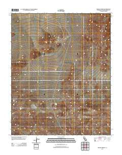 Hidden Spring California Historical topographic map, 1:24000 scale, 7.5 X 7.5 Minute, Year 2012