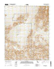 Hidden Spring California Current topographic map, 1:24000 scale, 7.5 X 7.5 Minute, Year 2015