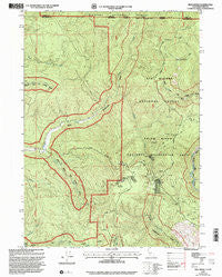 High Divide California Historical topographic map, 1:24000 scale, 7.5 X 7.5 Minute, Year 1997