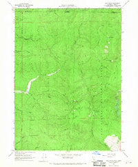 High Divide California Historical topographic map, 1:24000 scale, 7.5 X 7.5 Minute, Year 1966