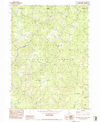 High Plateau Mtn. California Historical topographic map, 1:24000 scale, 7.5 X 7.5 Minute, Year 1982