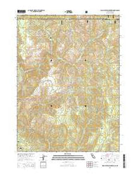 High Plateau Mountain California Current topographic map, 1:24000 scale, 7.5 X 7.5 Minute, Year 2015
