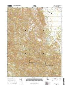 Highland Springs California Current topographic map, 1:24000 scale, 7.5 X 7.5 Minute, Year 2015