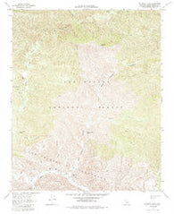 Hildreth Peak California Historical topographic map, 1:24000 scale, 7.5 X 7.5 Minute, Year 1964