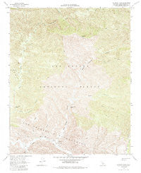 Hildreth Peak California Historical topographic map, 1:24000 scale, 7.5 X 7.5 Minute, Year 1964