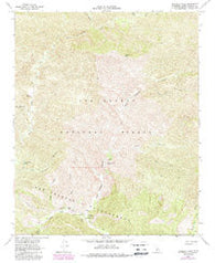 Hildreth Peak California Historical topographic map, 1:24000 scale, 7.5 X 7.5 Minute, Year 1964