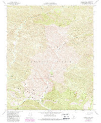 Hildreth Peak California Historical topographic map, 1:24000 scale, 7.5 X 7.5 Minute, Year 1964