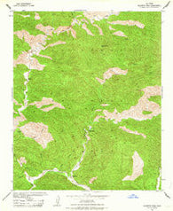 Hildreth Peak California Historical topographic map, 1:24000 scale, 7.5 X 7.5 Minute, Year 1943