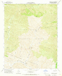 Hildreth Peak California Historical topographic map, 1:24000 scale, 7.5 X 7.5 Minute, Year 1964