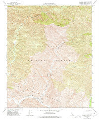 Hildreth Peak California Historical topographic map, 1:24000 scale, 7.5 X 7.5 Minute, Year 1964
