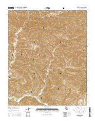 Hildreth Peak California Current topographic map, 1:24000 scale, 7.5 X 7.5 Minute, Year 2015