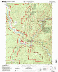 Hiouchi California Historical topographic map, 1:24000 scale, 7.5 X 7.5 Minute, Year 1997
