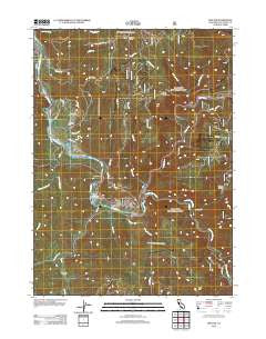 Hiouchi California Historical topographic map, 1:24000 scale, 7.5 X 7.5 Minute, Year 2012