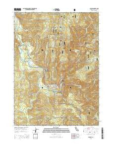 Hiouchi California Current topographic map, 1:24000 scale, 7.5 X 7.5 Minute, Year 2015