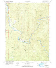 Hiouchi California Historical topographic map, 1:24000 scale, 7.5 X 7.5 Minute, Year 1966