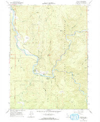 Hiouchi California Historical topographic map, 1:24000 scale, 7.5 X 7.5 Minute, Year 1966