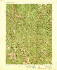 Hoaglin California Historical topographic map, 1:125000 scale, 30 X 30 Minute, Year 1935