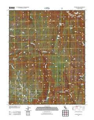 Hockett Peak California Historical topographic map, 1:24000 scale, 7.5 X 7.5 Minute, Year 2012