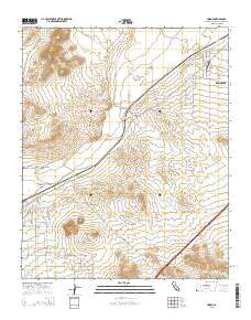 Hodge California Current topographic map, 1:24000 scale, 7.5 X 7.5 Minute, Year 2015