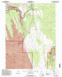 Hogback Ridge California Historical topographic map, 1:24000 scale, 7.5 X 7.5 Minute, Year 1995