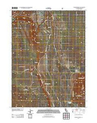 Hogback Ridge California Historical topographic map, 1:24000 scale, 7.5 X 7.5 Minute, Year 2012