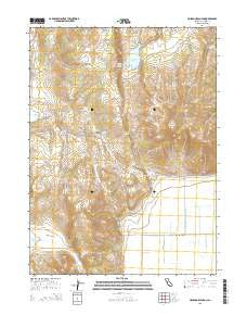 Holbrook Canyon California Current topographic map, 1:24000 scale, 7.5 X 7.5 Minute, Year 2015