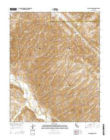 Holland Canyon California Current topographic map, 1:24000 scale, 7.5 X 7.5 Minute, Year 2015