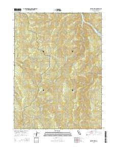 Holter Ridge California Current topographic map, 1:24000 scale, 7.5 X 7.5 Minute, Year 2015