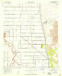 Holtville East California Historical topographic map, 1:24000 scale, 7.5 X 7.5 Minute, Year 1957