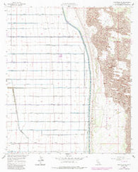 Holtville NE California Historical topographic map, 1:24000 scale, 7.5 X 7.5 Minute, Year 1957