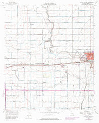 Holtville West California Historical topographic map, 1:24000 scale, 7.5 X 7.5 Minute, Year 1956