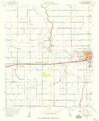 Holtville West California Historical topographic map, 1:24000 scale, 7.5 X 7.5 Minute, Year 1956